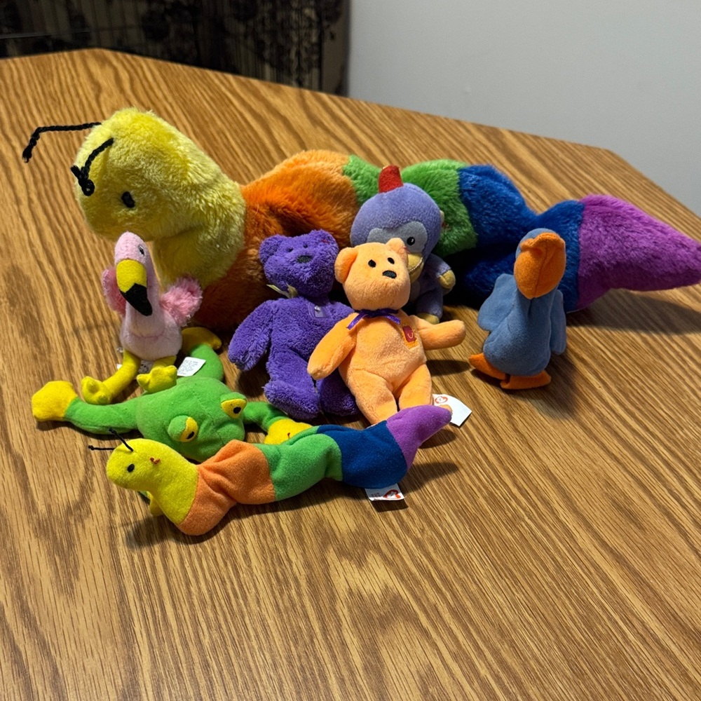 Ty Colorful Stuffed Animals Set